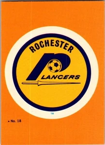 1979 Topps NASL #18 Rochester Lancers Logo Sticker and Puzzle Piece - Free Ship - Picture 1 of 2