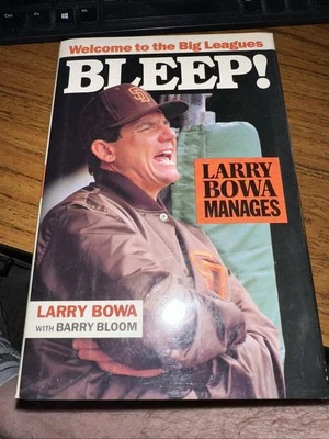 Copia firmada de Bleep: Welcome To The Big Leagues por Larry Bowa Foto 1 de 2
