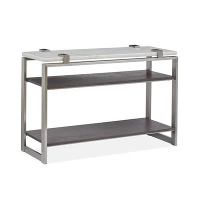 Sofá mesa rectangular Magnussen Paradox en blanco/almendra tostada Foto 1 de 4