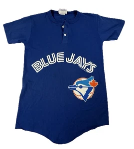 Vintage Toronto Blue Jays Damen Small Shirt Curved Hem Jersey Style Tee MLB - Bild 1 von 16