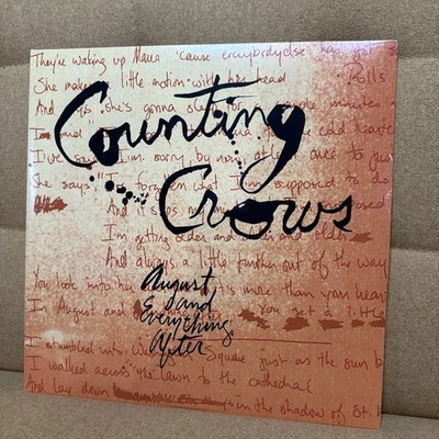 COUNTING CROWS AUGUST & EVERYTHING AFTER 2X VINYL Lp ORANGE Color LIMITED (2018) - Image 1 of 4