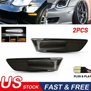 Sequential White/Amber LED Side Marker Signal Light For 03-07 Infiniti G35 Coupe - Picture 1 of 15