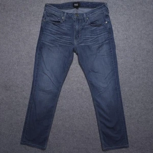 Pantalones de mezclilla Paige Federal para hombre 32 ajustados rectos elásticos hechos en EE. UU. 5 bolsillos - Imagen 1 de 13