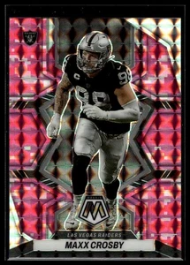 2022 Panini Mosaic #119 Maxx Crosby Mosaic Camo Pink - Picture 1 of 2