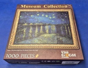 Rompecabezas de 1000 piezas colección Museo Van Gogh Noche estrellada en el Ródano COMPLETO - Imagen 1 de 9