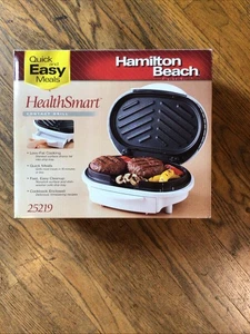 Hamilton Beach Health Smart Modell #25219 Kontaktgrill mit Abtropfschale & Rezepten Neu im Karton - Bild 1 von 1