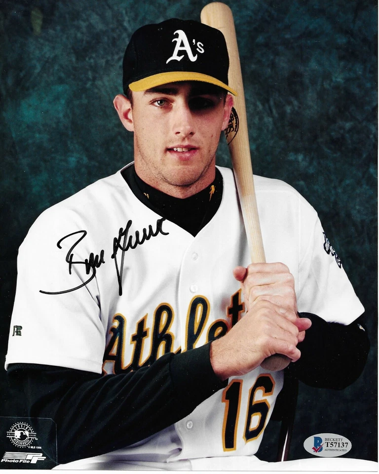 BEN GRIEVE Autographed Signed 8x10 Baseball Photo Oakland A's COA - Image 1 of 1
