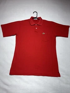 Lacoste Poloshirt Herren Größe M Rot Krokodil Logo Rugby Freizeit - Bild 1 von 6
