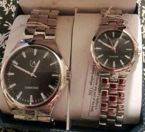 His And Hers Accutime Boxed Watch Set - Bild 1 von 2