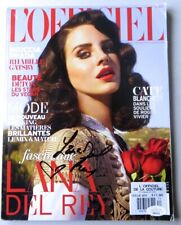 Lana Del Rey Signed Autographed Magazine L'Officiel Sexy Lipstick JSA MM09055