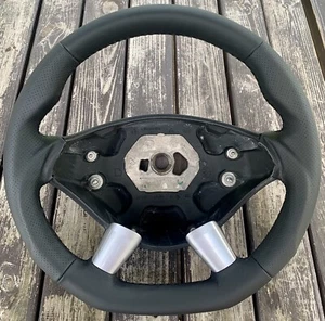 Mercedes Sprinter W906 New Leather Custom Flat Bottom Steering Wheel OEM - Picture 1 of 8