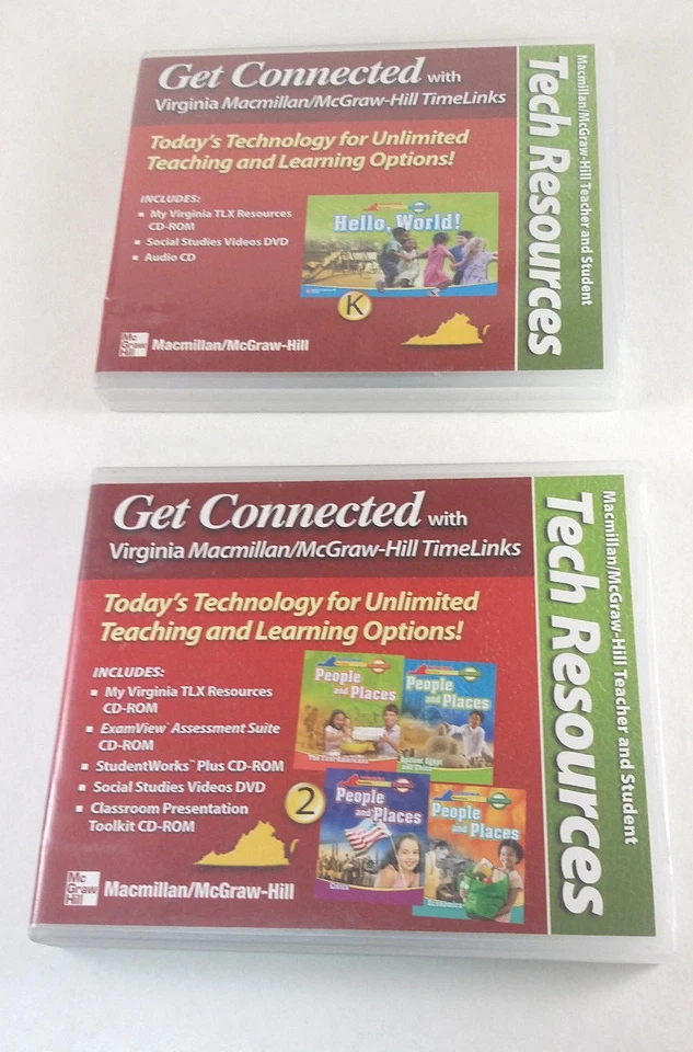 Tech Resources Get Connected with Virginia MacMillan McGraw-Hill Timelinks K-2! - Image 1 of 4