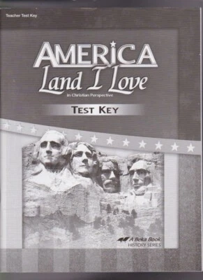 abeka America Land I Love -TEACHER TEST KEY 2016 LN Foto 1 de 2