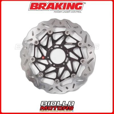 WK005R DISCO FRENO ANTERIORE DX BRAKING HONDA GL F6C VALKYRIE 1500 1999 - WAVE F - Изображение 1 из 4