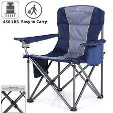 ALPHA CAMP Big Boy Folding Camping Chair with Coller Bag Heavy Duty Portable