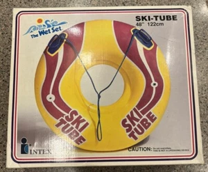 Vintage 1991 Intex Water Ski Tube 48” The Wet Set Tubing Inner Tube New In Box - Picture 1 of 7