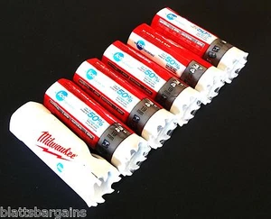 6 SIERRAS DE ORIFICIO BIMETÁLICAS MILWAUKEE 3/4" ENDURECIDAS POR HIELO 49-56-9605 BROCA HECHA EN EE. UU. - Imagen 1 de 1