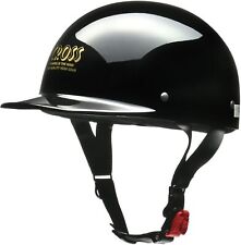 LEAD Motorcycle Helmet Cross Half Black Free CR680