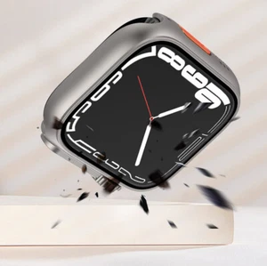 Per Apple Watch Serie 9 8 7 6 5 4 Cambio a Ultra Cover Custodia Protezione Schermo - Foto 1 di 11