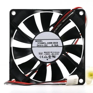For NMB 3106KL-05W-B59 80*80*15mm 24V 0.16A Inverter Cooling Fan 3pin - Picture 1 of 4