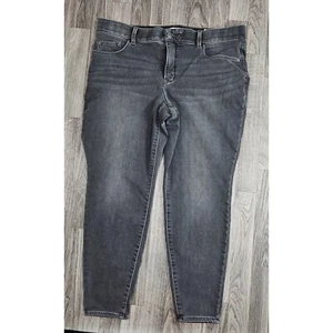 Old Navy Womens Size 18 Plus Rockstar Skinny Built In Warm Grey Denim Jeans - Picture 1 of 10