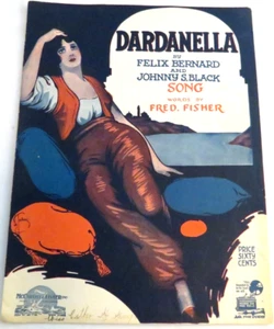 Dardanella Partiture 1919 Felix Bernard Andre de Takacs Illustrazione - Foto 1 di 4