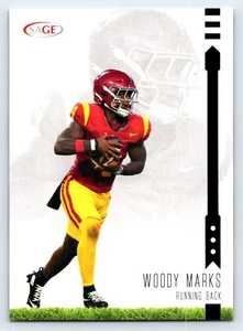 2025 Sage Hit Black Football #9 Woody Marks USC Trojaner - Bild 1 von 2