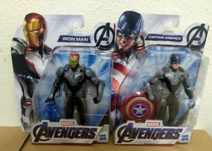 Marvel Avengers Endgame 6" Action Figure Set of 2 Captain America & Iron Man New - Picture 1 of 3