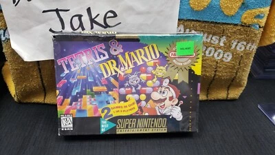 FACTORY SEALED TETRIS & DR. MARIO SNES SUPER NINTENDO VIDEO GAME PLAYERS CHOICE - Image 1 of 4