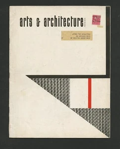 1952 Institute of Design Special Issue ARTS + ARCHITECTURE Richard Nickle Cover - Picture 1 of 12
