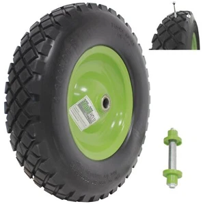 Schubkarrenrad Vollgummi PU 4.80/4.00-8 pannensicher Ersatzrad Schiebkarrenrad - Bild 1 von 7