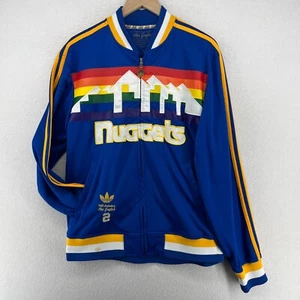 DENVER NUGGETS Jacket Adult M ALEX ENGLISH ADIDAS NBA Legendary #2 Basketball - Picture 1 of 22