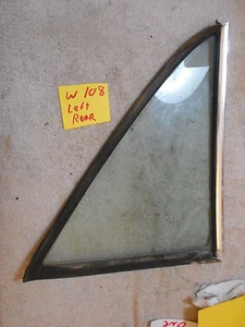 Mercedes Benz W108  Left Rear Corner Quarter Window Glass & Frame - Picture 1 of 7