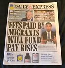 Daily Express UK Newspaper 14/06/23 July 14th 2023 Rishi Migrants Huw Edwards