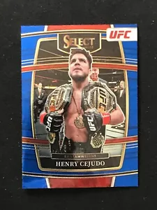 Henry Cejudo #42 2022 PANINI SELECT UFC BLUE RETAIL PARALLEL - Picture 1 of 1
