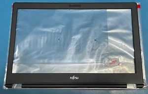 FRONT LCD TRIM PLASTIC BEZEL COVER w/ Mic for FUJITSU LIFEBOOK U757 U758 U759 - Foto 1 di 4