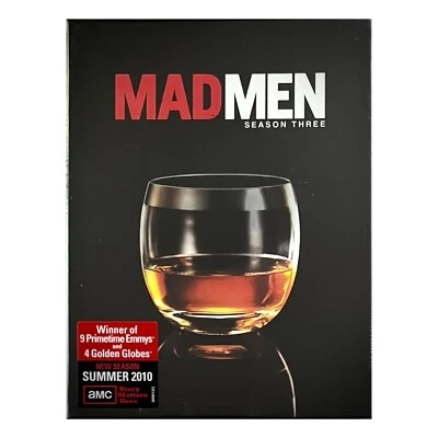 Mad Men (DVD, 2009) Season Three - NEW SEALED - Image 1 of 3