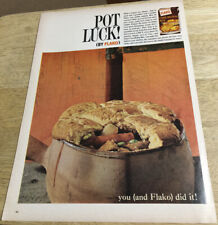 1963 FLAKO Corn Muffin Mix - Vintage Magazine Print Ad