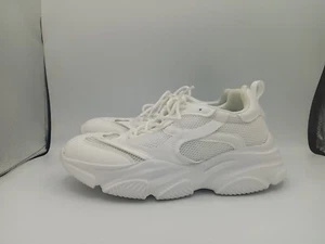 Niluber Chunky Sneakers for Women White Mesh Walking Shoes - Picture 1 of 8