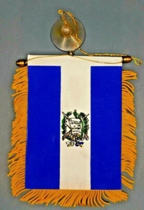 República de Guatemala Mini-Banner Flag w suction cup for Window/Car Display NEW - Picture 1 of 2