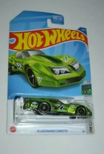 Hot Wheels 2022 HW contorneado 1/5 - '76 Greenwood Corvette verde metálico - Imagen 1 de 6