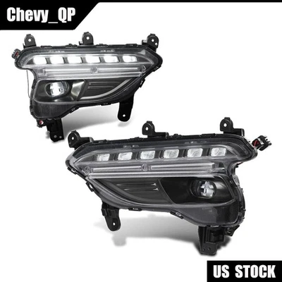 Fits For 2017-2018 Hyundai Santa Fe Sport Front LED Fog Lights Left & Right Side - Image 1 of 4