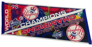 1998 Yankees AL & World Champs standard size (12x30") pennant - Picture 1 of 3