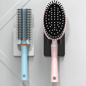 Wall Mount Rack for Curling Iron And Hair Dryer with Comb Holder - Picture 1 of 13