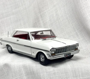 Rare 1963 Chevrolet Nova Sunstar 1:18 scale die-cast model car, White - Picture 1 of 15