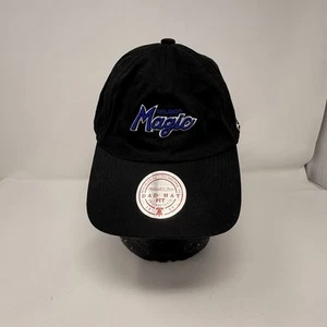 Orlando Magic Hat Strap Button Back Script Mitchell Ness Vtg Dad Fit Cap - Picture 1 of 12