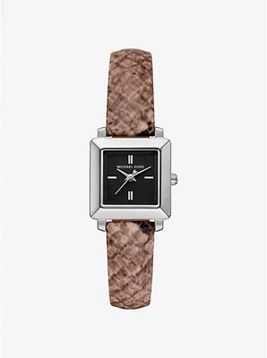 Michael Kors MKO1195 Mini Gwynn Snake Embossed Leather Watch - Image 1 of 4