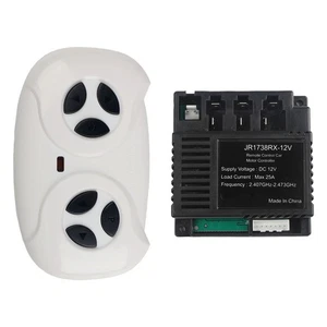 2 4G Remote Control for JR1738RX 12V Receiver Designed for Kids' Electric Cars - Afbeelding 1 van 42
