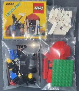Lego 6035 Castle Guard 100% komplett - Black Falcons 1987 mit Anleitung NEUWERTIG - Bild 1 von 6