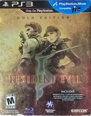 Resident Evil 5 - Gold Edition (Sony PlayStation 3, 2010) Authentic & Complete! - Image 1 of 4